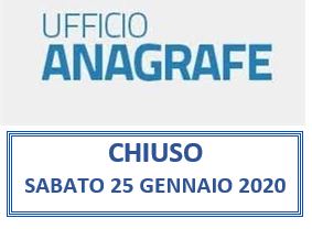 AVVISO-UFFICIO ANAGRAFE CHIUSO