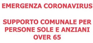 SUPPORTO PERSONE SOLE E ANZIANI OVER 65