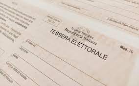 REFERENDUM 12 GIUGNO 2022- TESSERA ELETTORALE