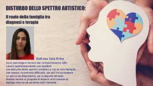 SERATA INFORMATIVA DISTURBO DELLO SPETTRO AUTISTICO