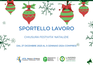 CHIUSURA SPORTELLO LAVORO