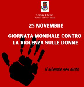 GIORNATA MONDIALE CONTRO LA VIOLENZA SULLE DONNE